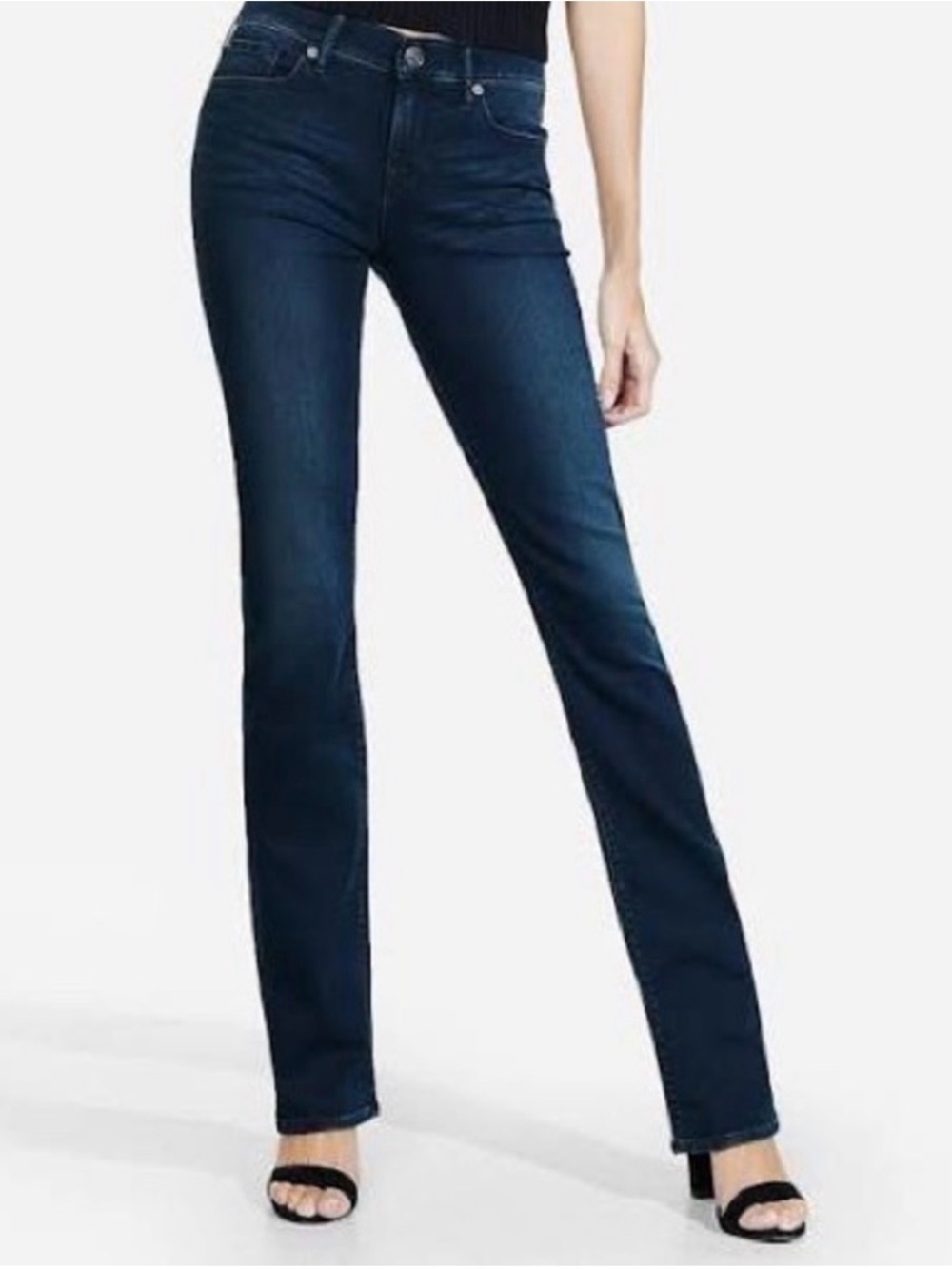 Express Barely Boot Mid-Rise Stretch Women’s Jeans - Size 4L